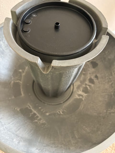 Customer photo review of Bari 5-In-1 Cordless Fluted Fountain