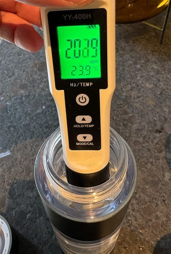 Customer photo review of Wasserstoff-Wasserflasche