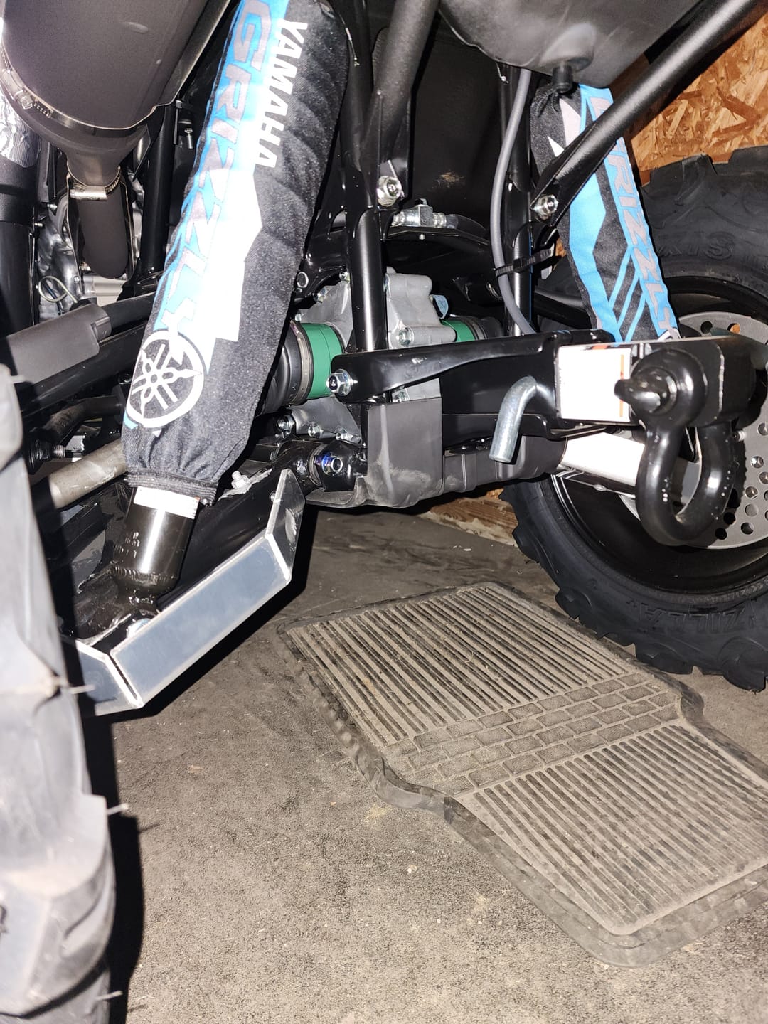 Customer photo review of Aluminum A-arm Guards for Yamaha Grizzly 550/700