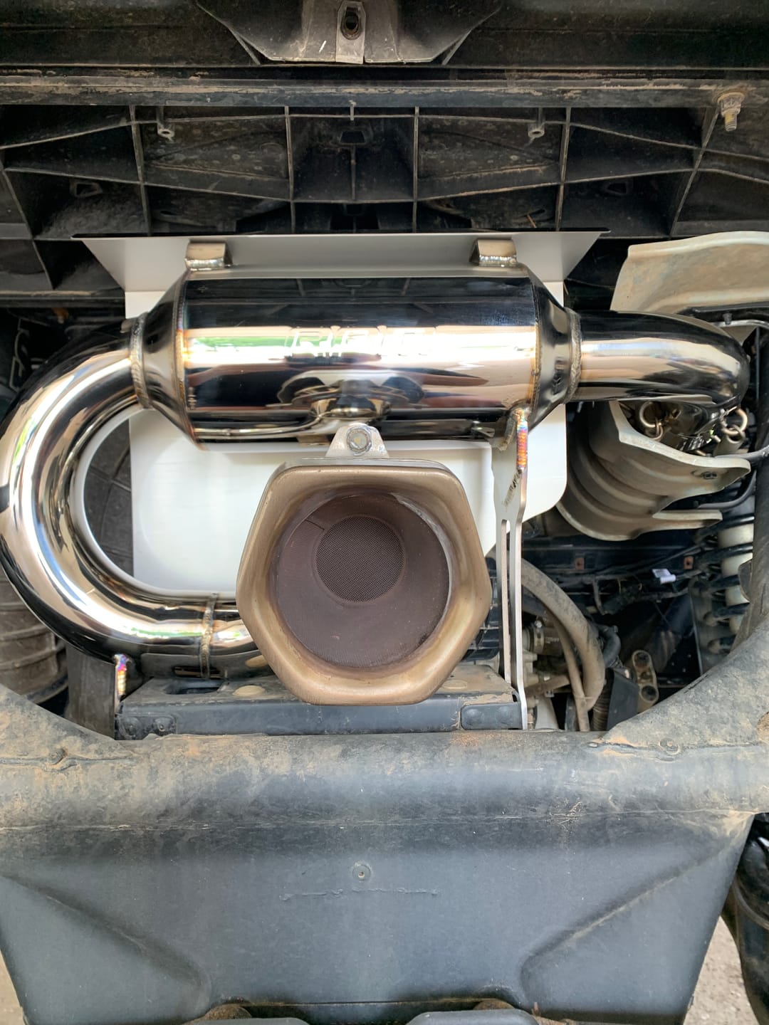 Customer photo review of RPM SxS X3 Slip On Exhaust Sport Muffler Can Am Maverick X3 Turbo R & RR 2017-2024