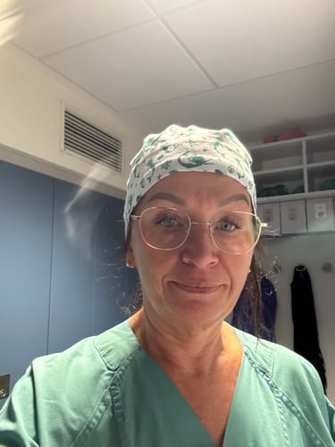 Customer photo review of Bandana OP Haube Meerjungfrauen