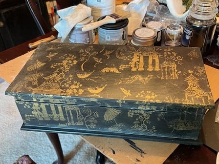 Customer photo review of Black - One Step Paint - 4oz Sample