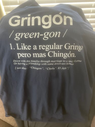 Customer photo review of El Gringon OG Old School T-Shirt