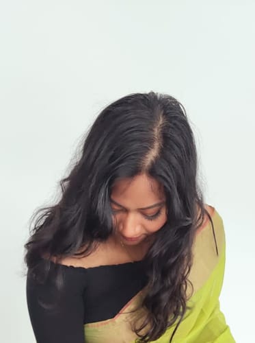 Customer photo review of Nourish & Shine Hair Oil