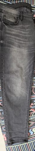 Customer photo review of Skinny Dark Grey Jeans 2.0