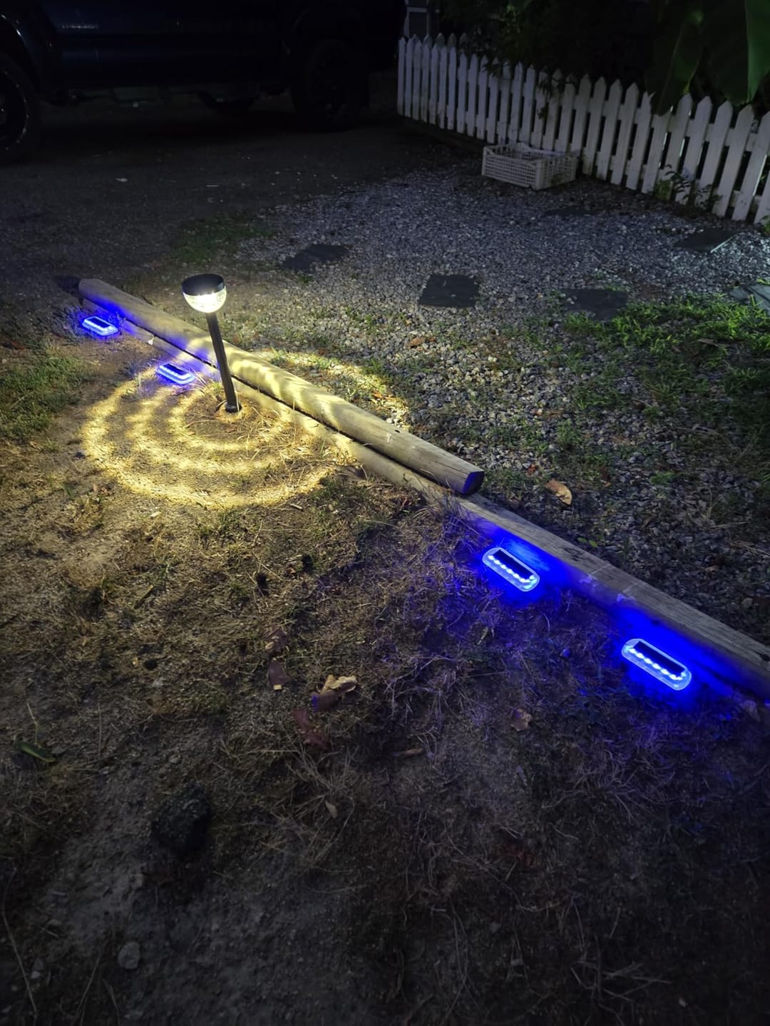 Customer photo review of Solar Deck Light Outdoor Dock Light for Outdoor Balcony Fence