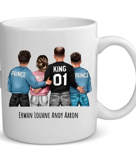 Customer photo review of Juste pour papa - Tasse personnalisée pour la fête des pères
