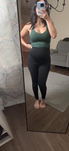 Kundenbewertung mit Foto zu Schwangerschafts Leggings