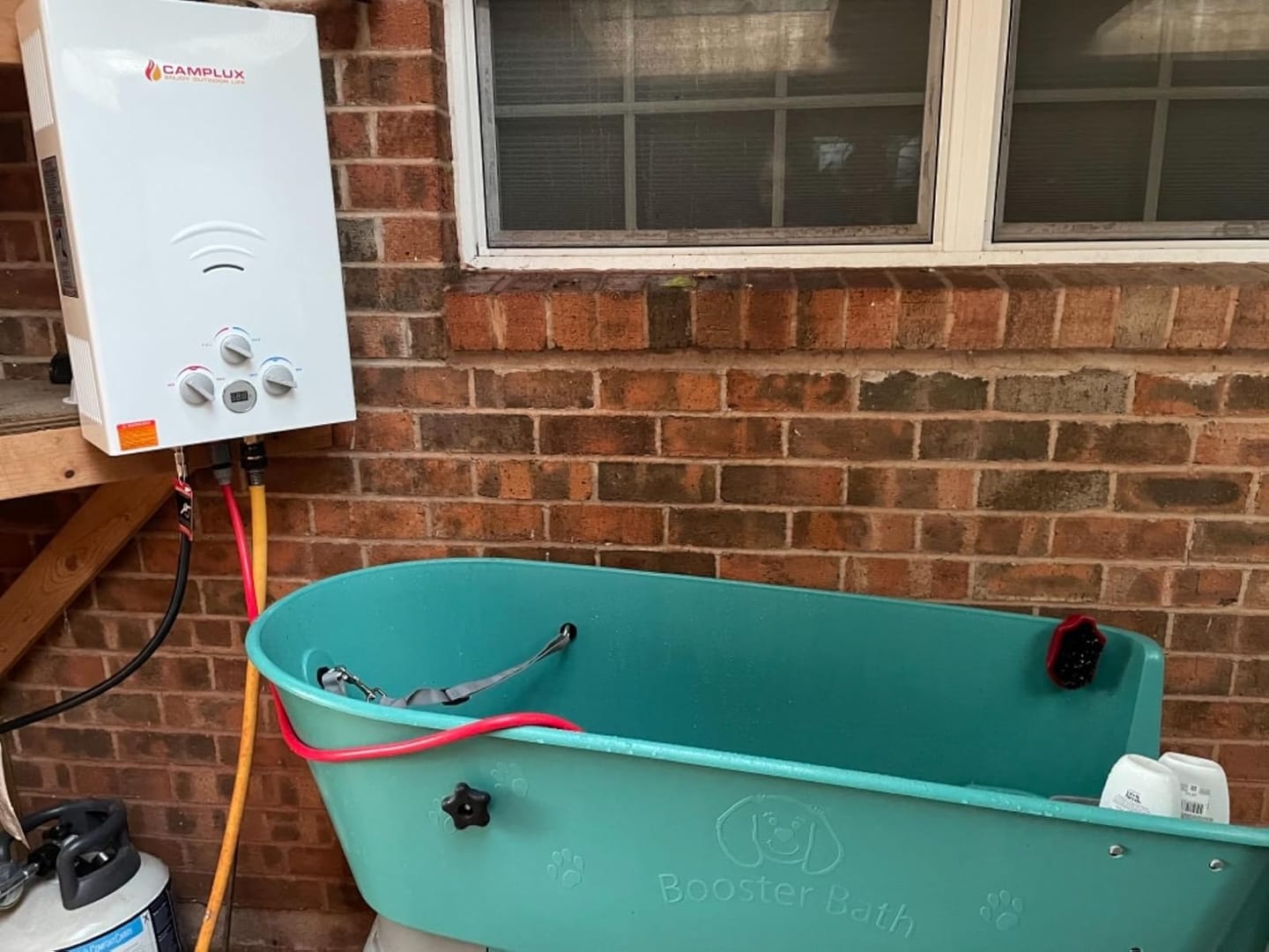 Customer photo review of Camplux Tankless Water Heater for RV 1.58 GPM With Pump Kit