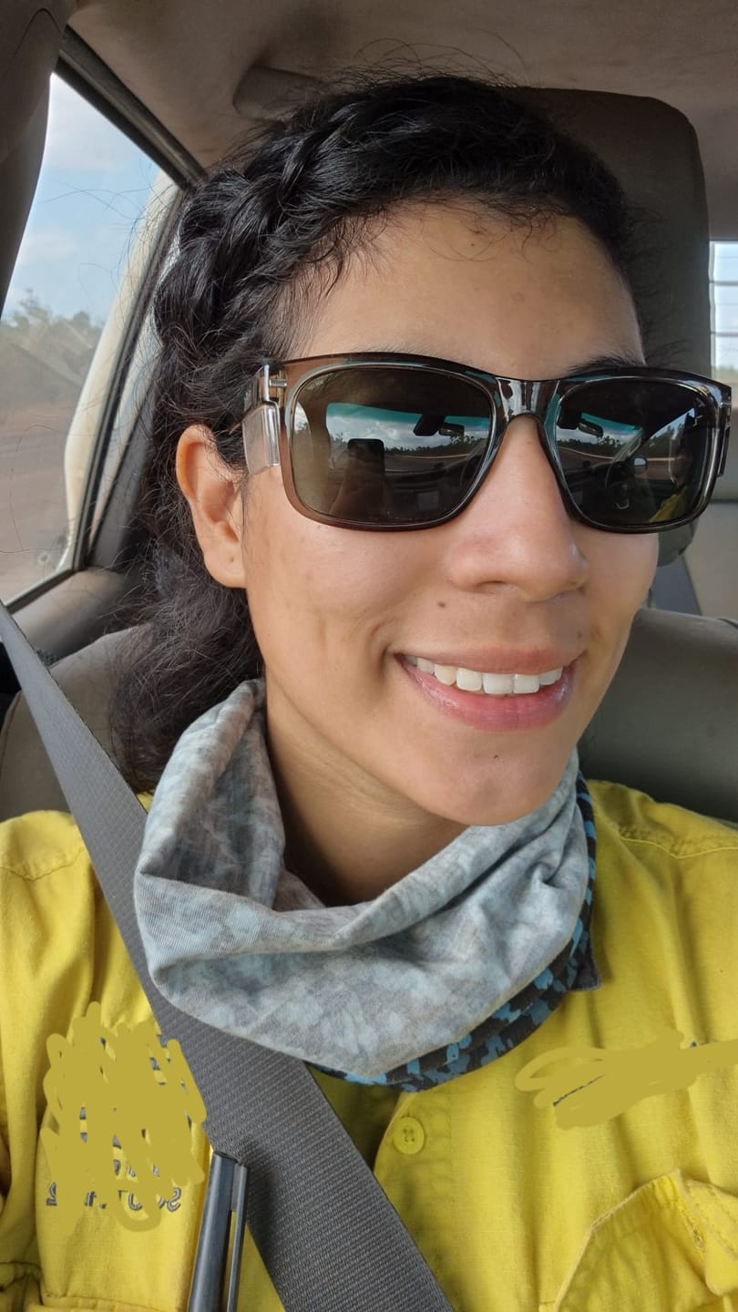 Customer photo review of Kenneth Olive Polarised Safety Glasses