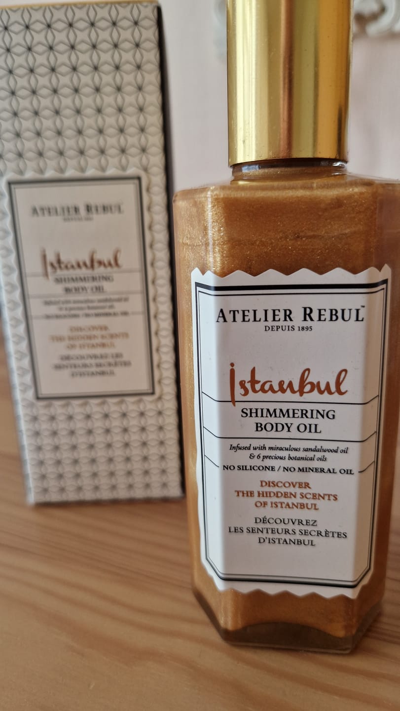 Customer photo review of Istanbul Shimmering Body Oil 125ml