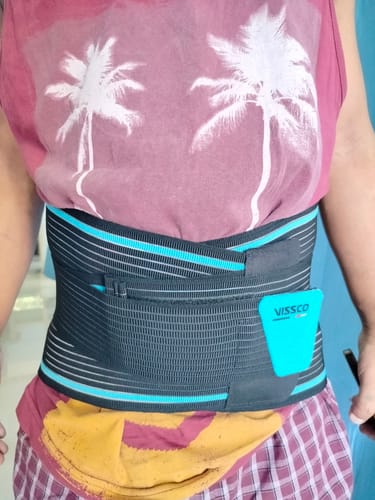 Customer photo review of Lumboset Advance Belt (Moderate Support) | Provides Support to the Lumbar Spine & Lower Back