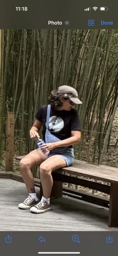 Customer photo review of 'Studio 54' baby tee