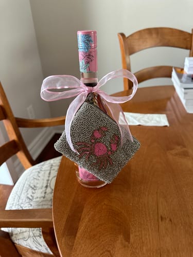 Customer photo review of Celestial Beaded Zodiac Coin Purse-Cancer