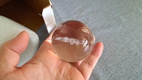 Customer photo review of NEVENUE® - Cosmic Crystal Sphere