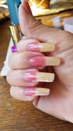 Customer photo review of Rocket Nail Fuel Nail Repair - Clear