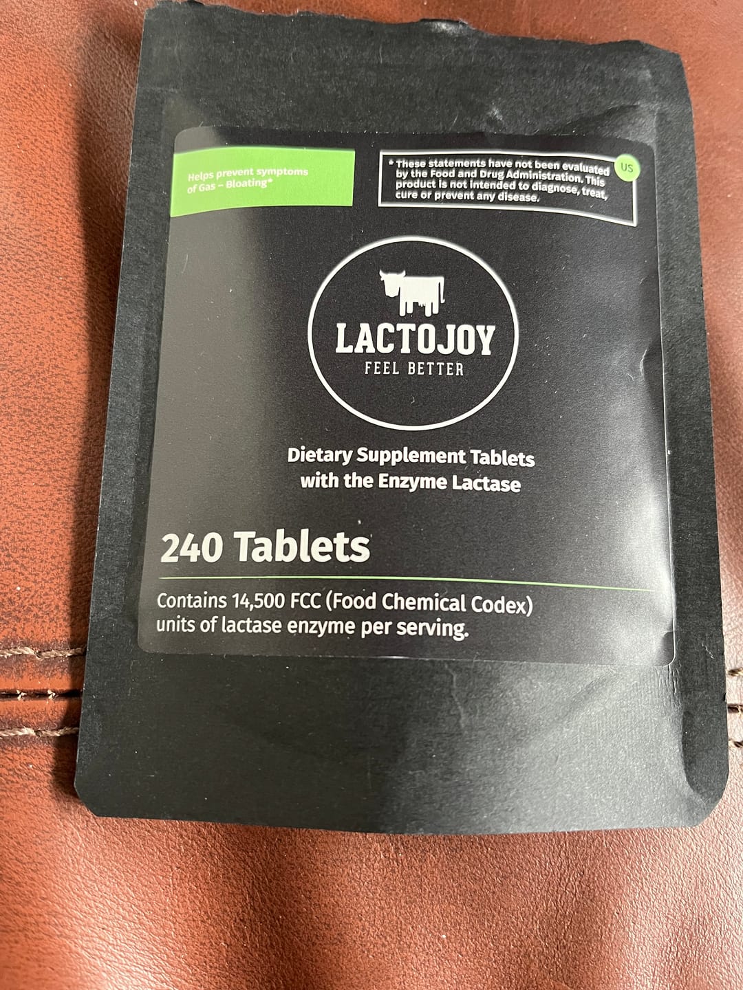 Customer photo review of LactoJoy Laktase Tabletten - 14.500 FCC - 240 Nachfüllpackung