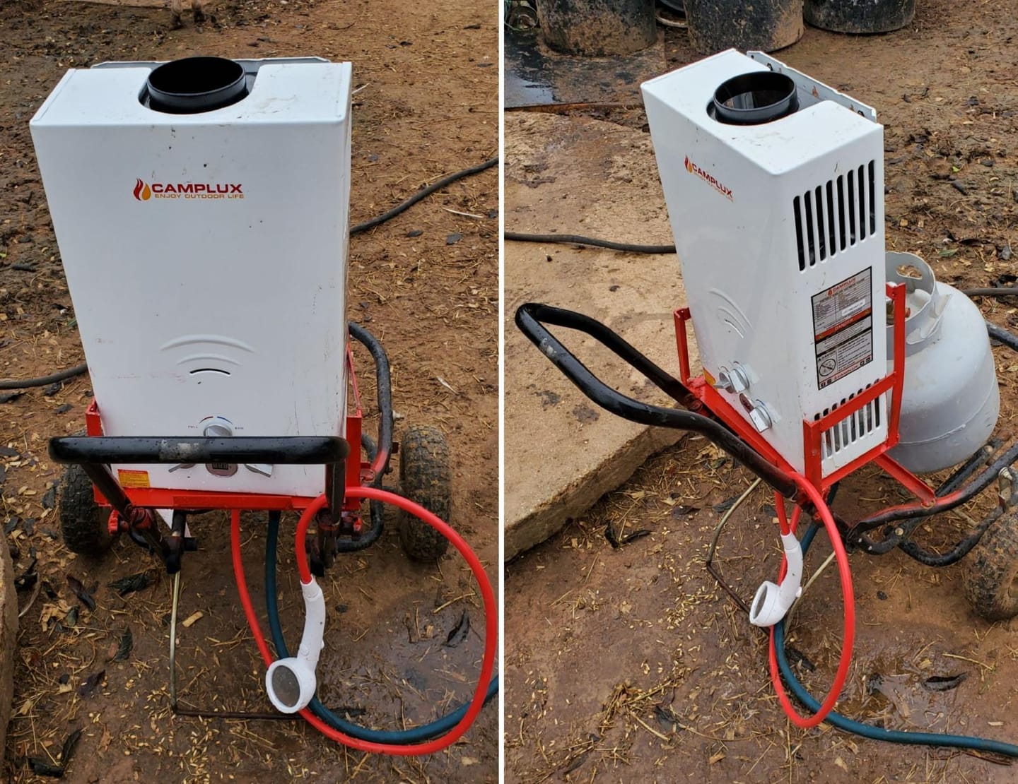 Customer photo review of Camplux Tankless Water Heater for RV 1.58 GPM With Pump Kit