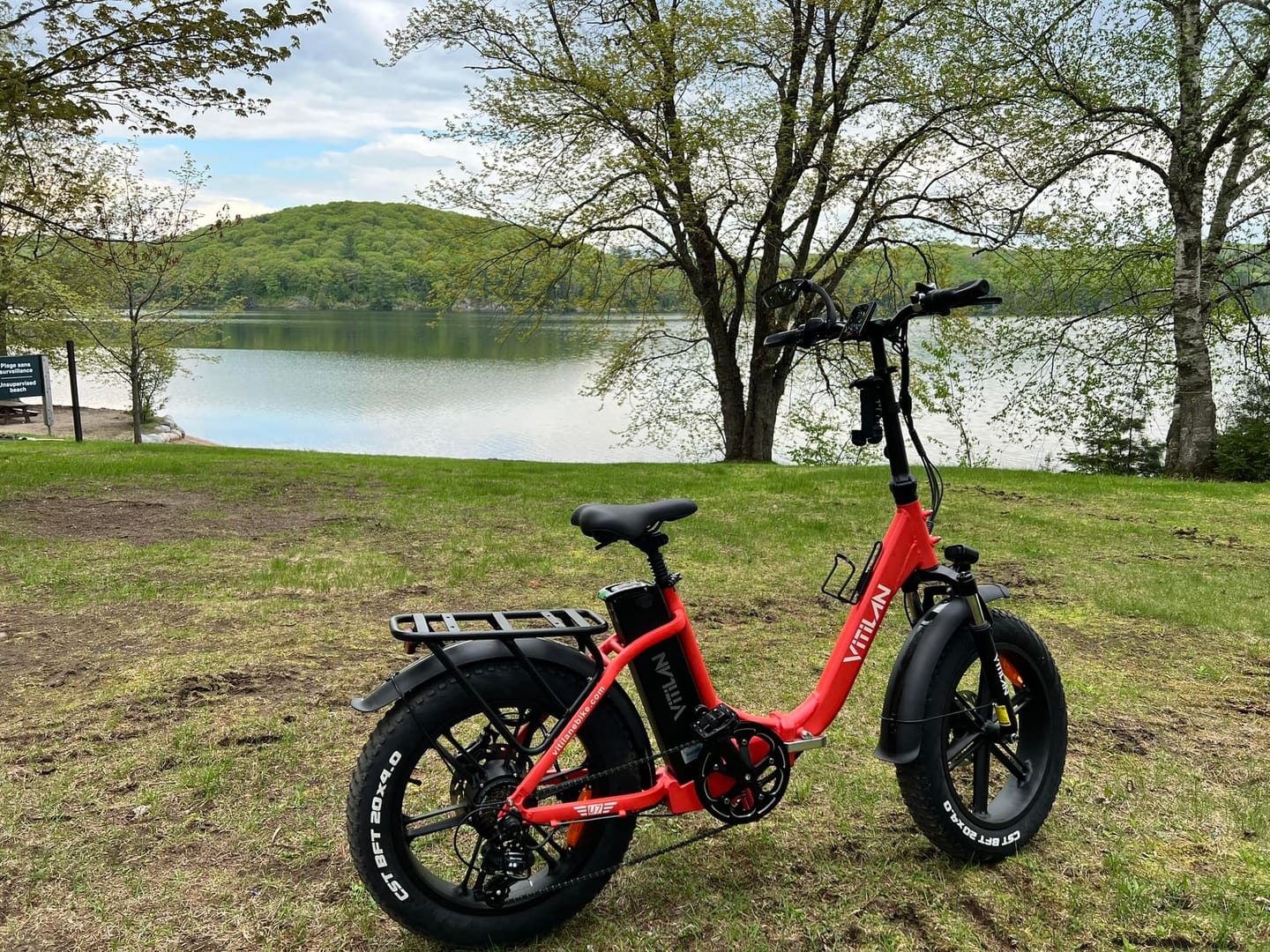 Customer photo review of U7 Step-thru Foldable Fat Tire Electric Bike