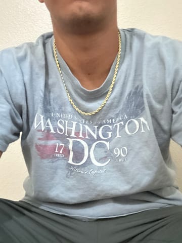 Customer photo review of Rope Chain in Yellow Gold- 4mm