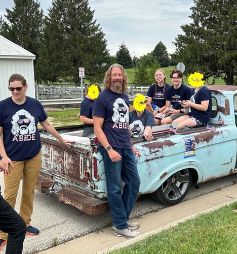 Customer photo review of USA Abide Ladies Cotton Tee