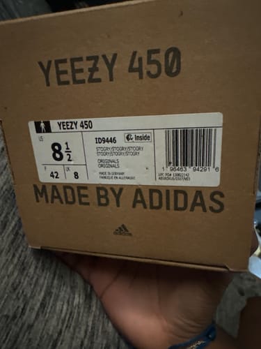 Customer photo review of adidas Yeezy 450 "Stone Grey" - Men's