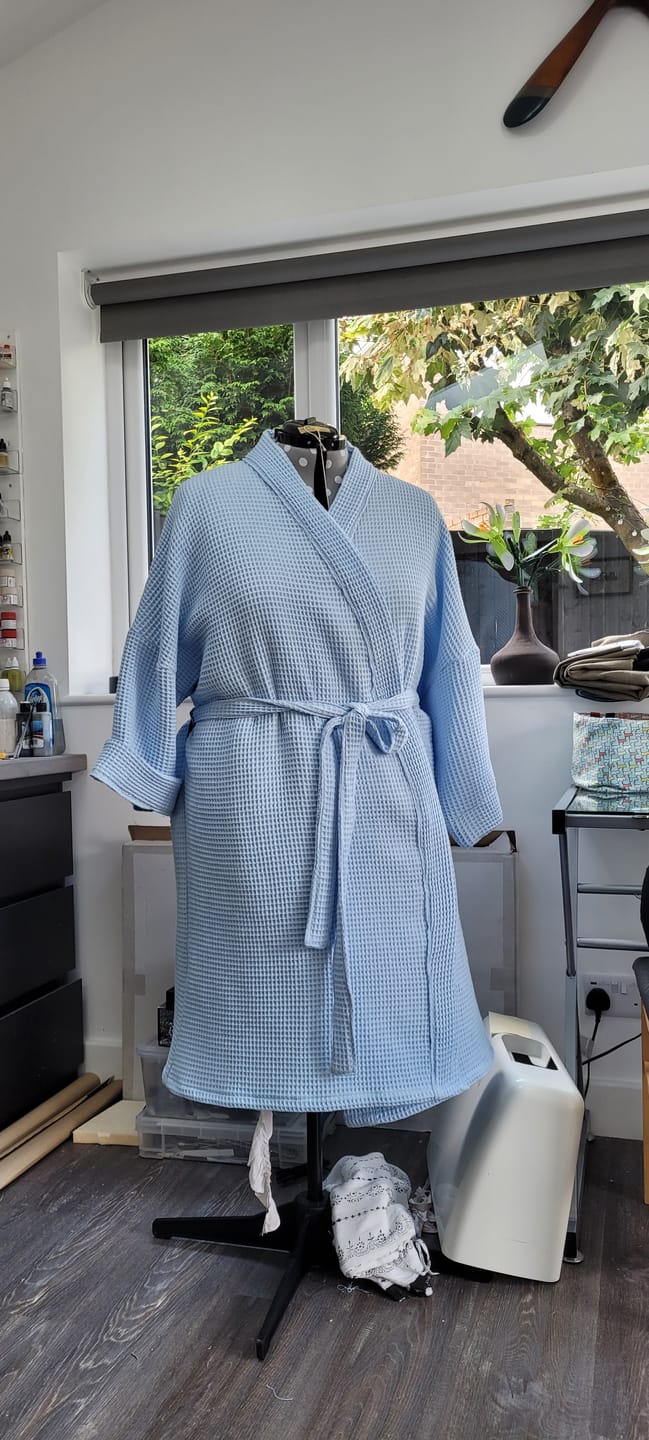 Customer photo review of 100% Cotton Waffle Fabric