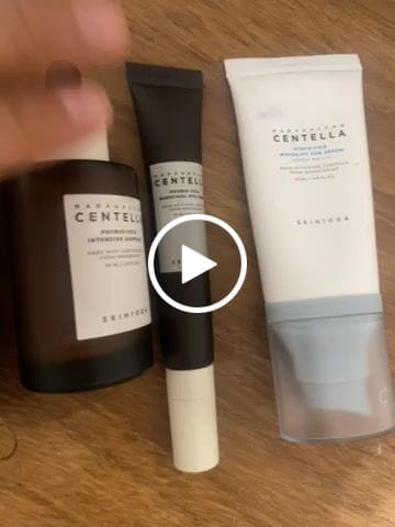 Customer video review of SKIN1004 - Madagascar Centella Hyalu-Cica Water-Fit Sun Serum 50 ML | Protector Solar en Suero