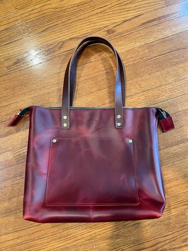 Customer photo review of Lifetime Zippered Tote