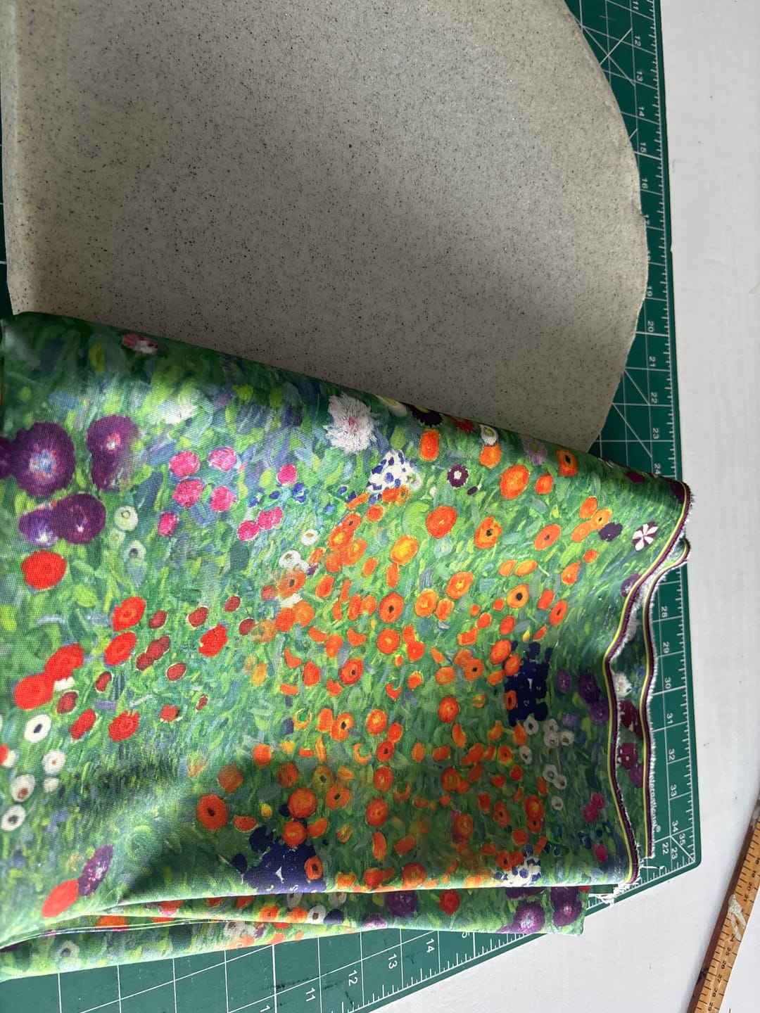 Customer photo review of Klimt Flower Garden Water Resistant Fabric