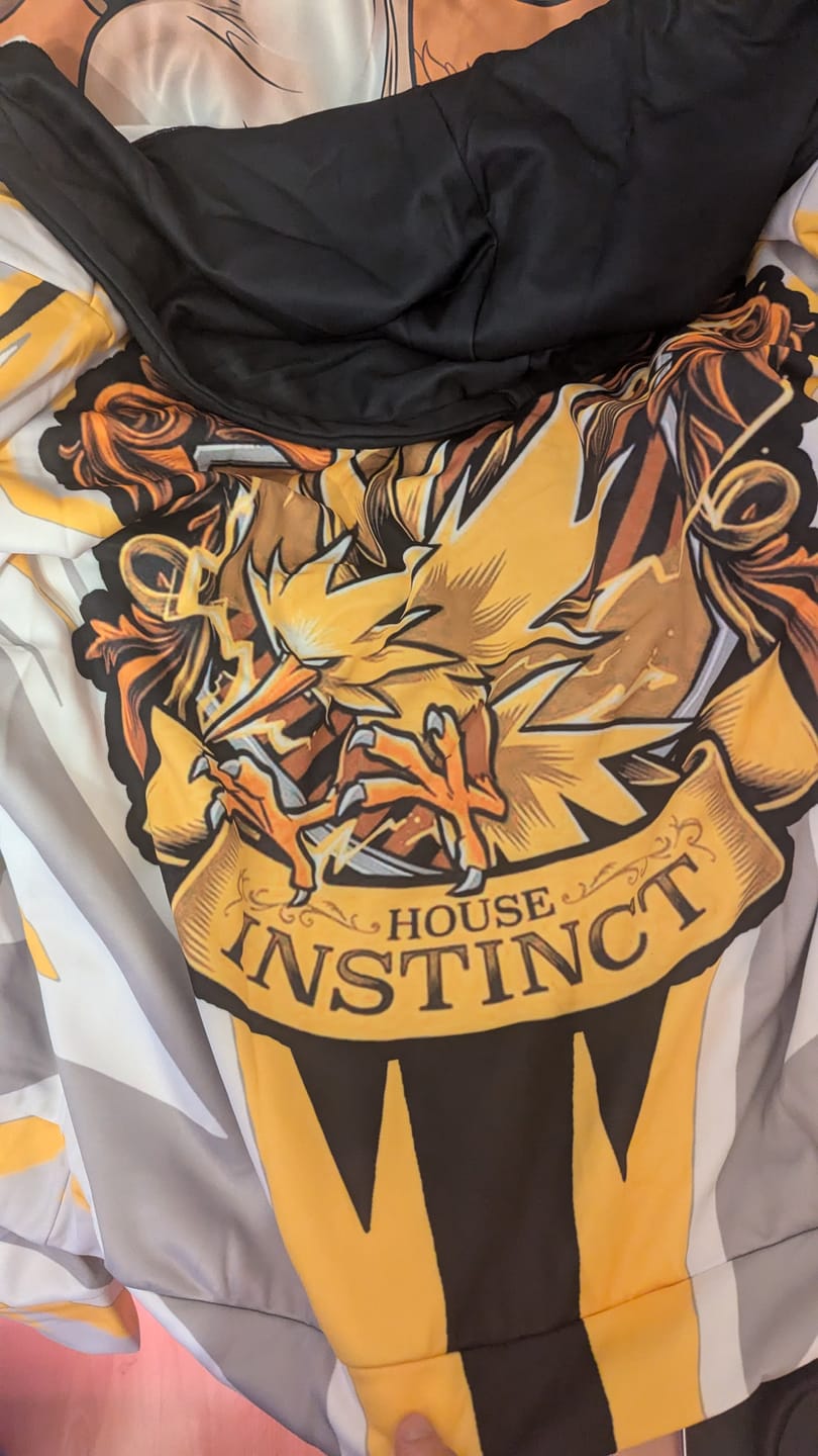 Customer photo review of Pokemon - House Instinct Unisex Zip Up Hoodie