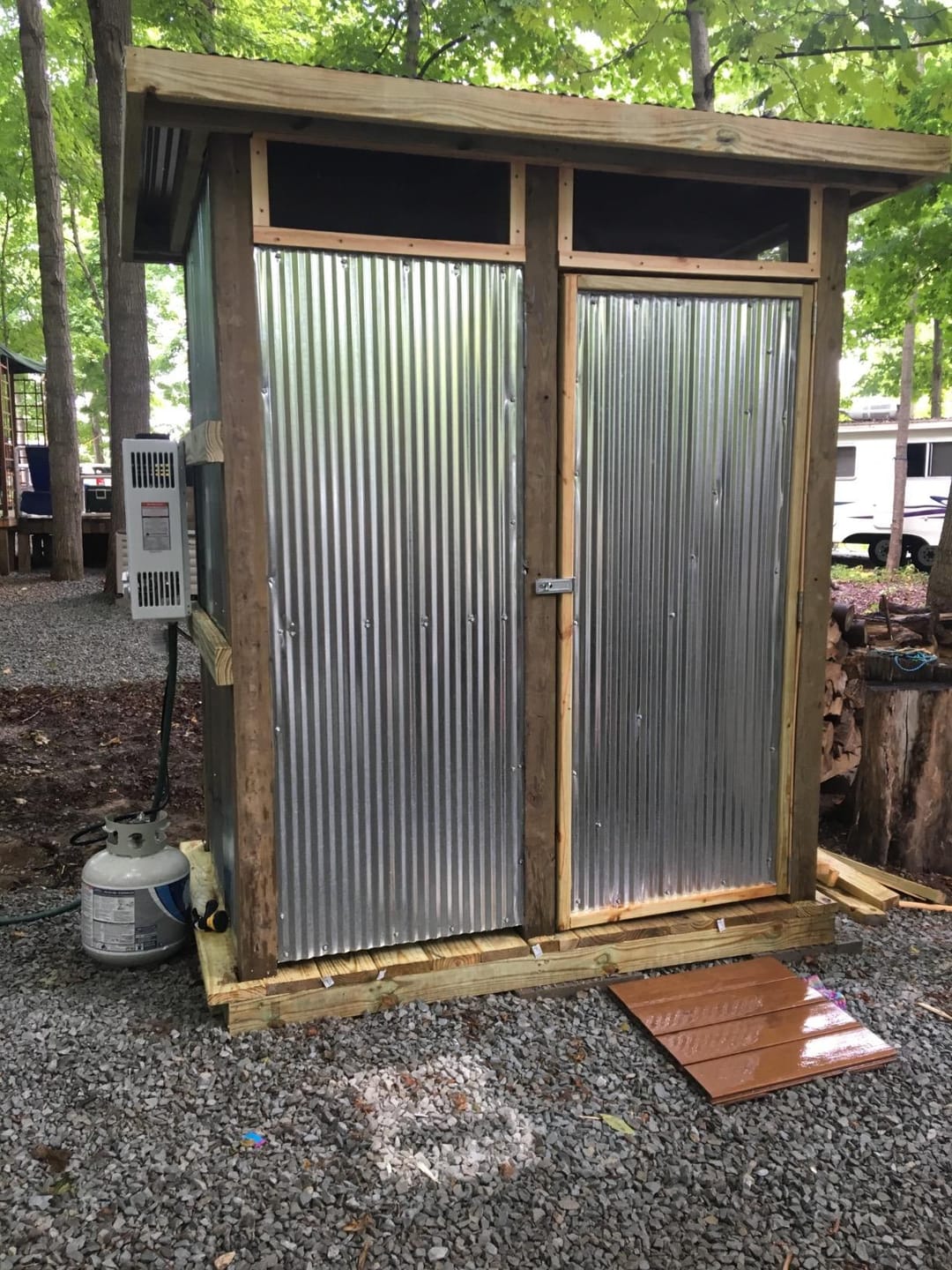 Customer photo review of Camplux Tankless Water Heater for RV 1.58 GPM With Pump Kit