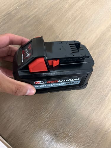 Customer photo review of Milwaukee 48-11-1862 M18™ REDLITHIUM™ HIGH OUTPUT™ XC 6.0Ah Battery Pack (2 Piece)