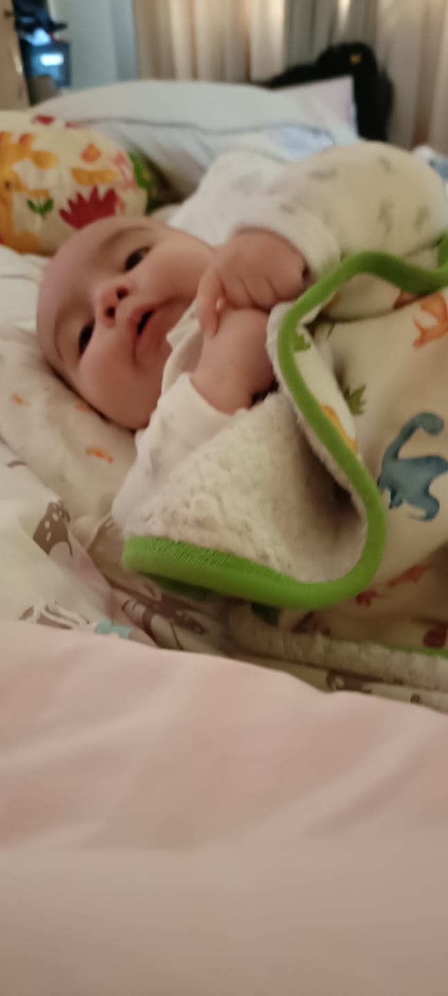 Customer photo review of Manta corderito dino