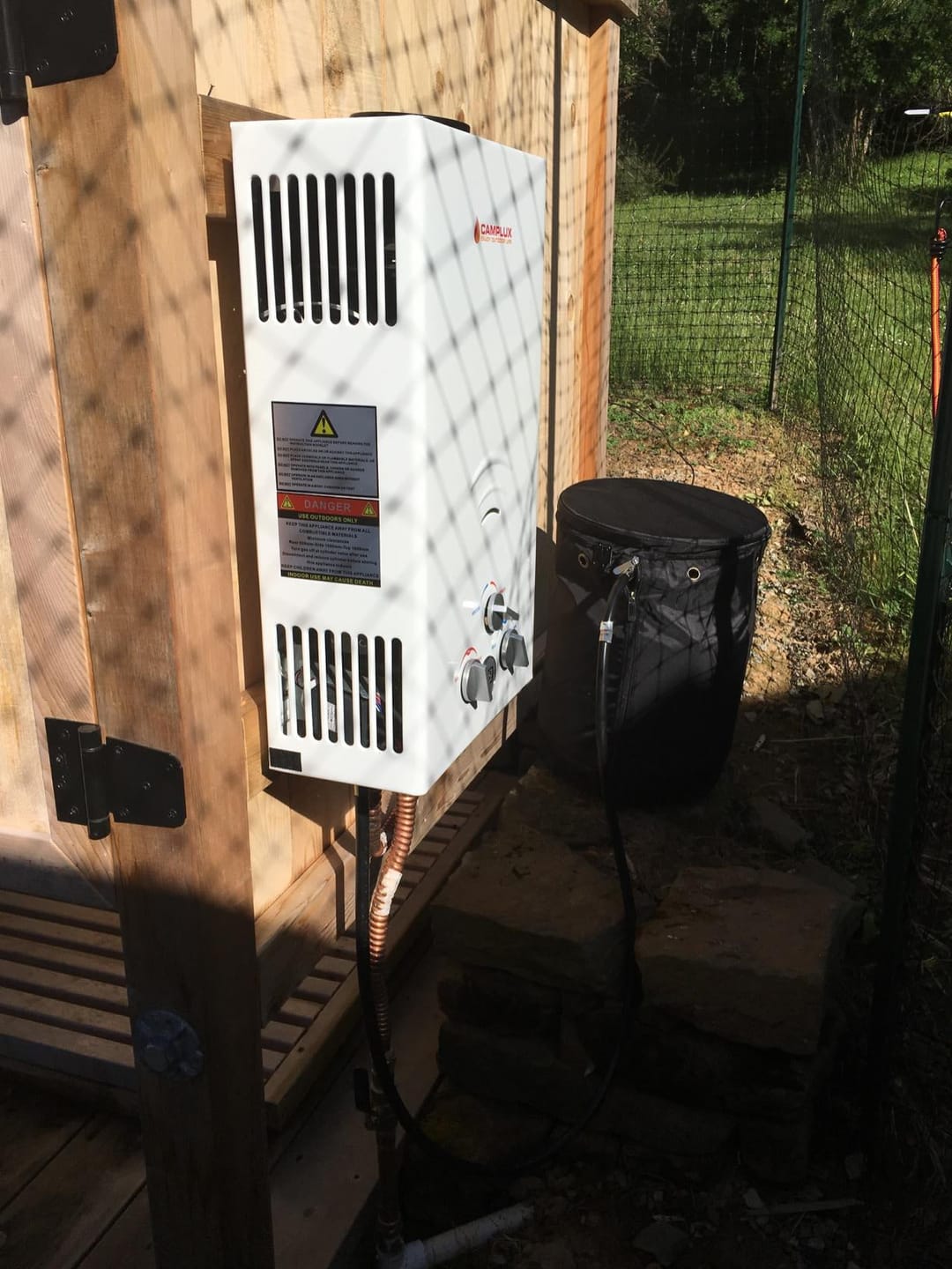 Customer photo review of Camplux Tankless Water Heater for RV 1.58 GPM With Pump Kit