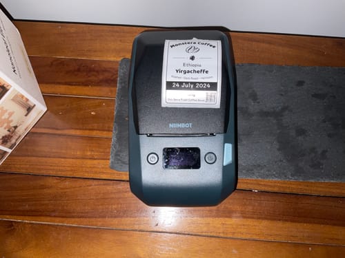 Customer photo review of 2024 NEW RELEASE! M2 2 Inch Thermal Transfer Label Maker - Smart Color Printing with Phones & PC