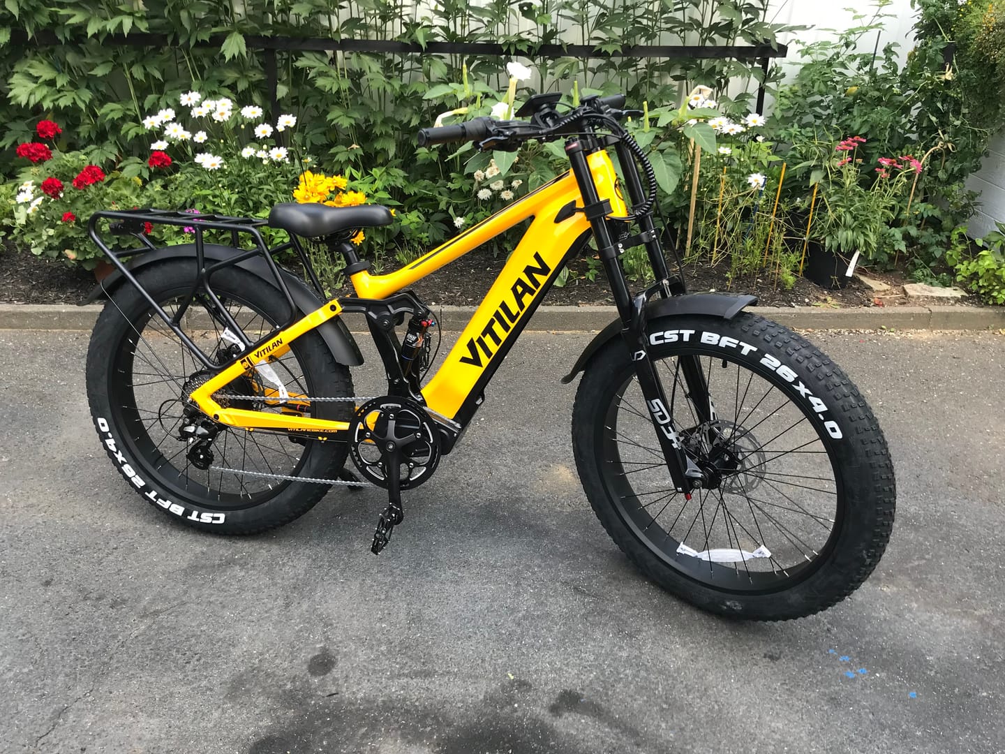 Customer photo review of T7 Full Suspension Mountain E-bike