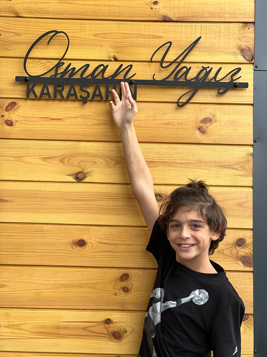 Customer photo review of Kişiye Özel Metal Aile İsimliği