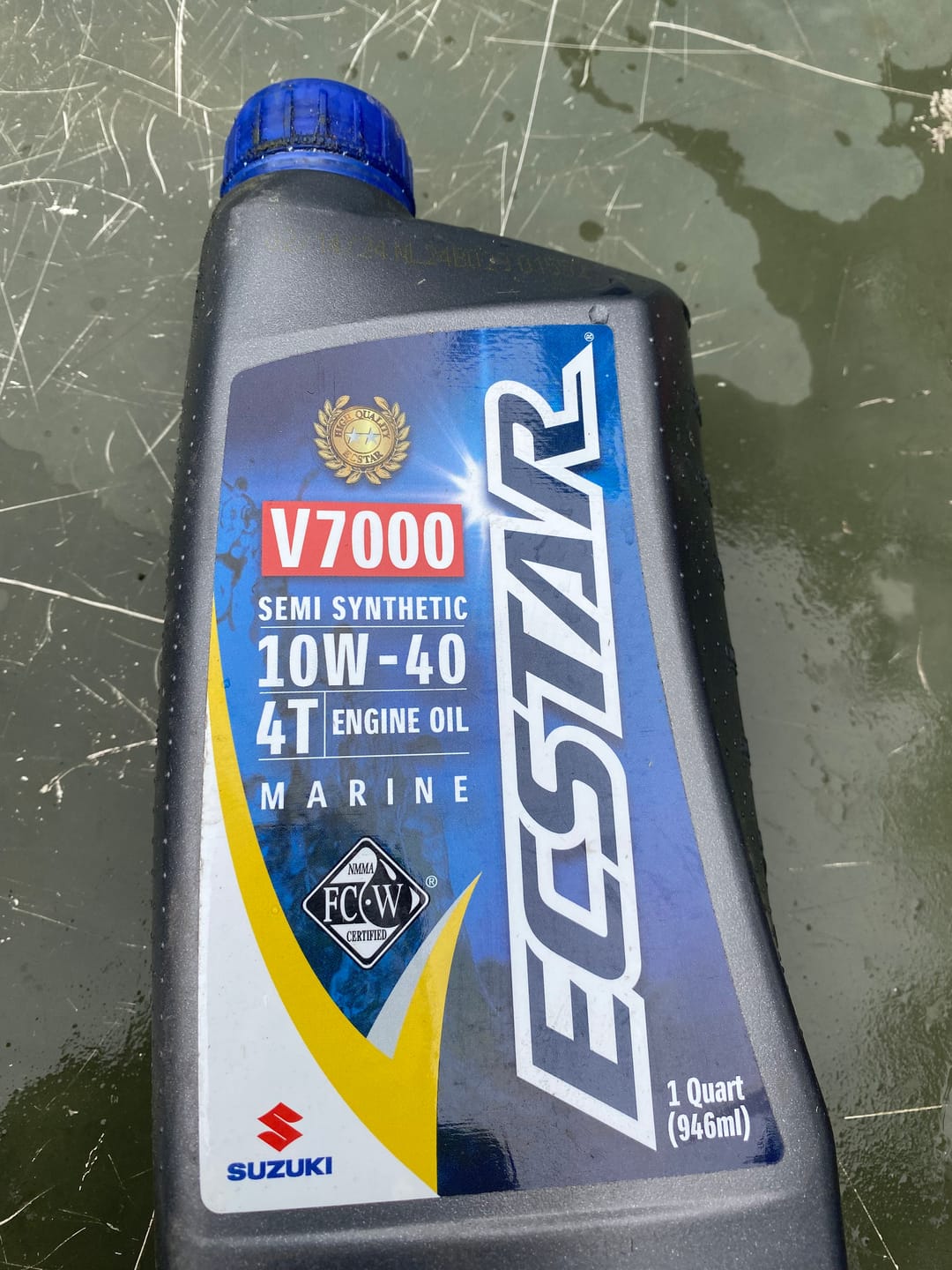 Customer photo review of Suzuki ECSTAR Lower Unit Gear Oil SAE 90