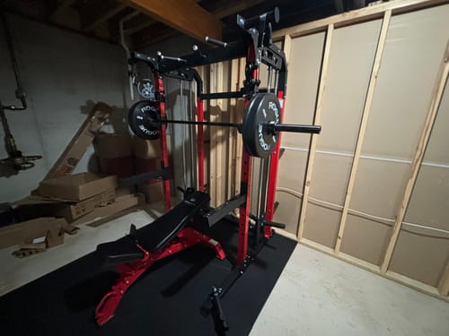 Customer photo review of Major Fitness F22 All-In-One Home Gym Power Rack