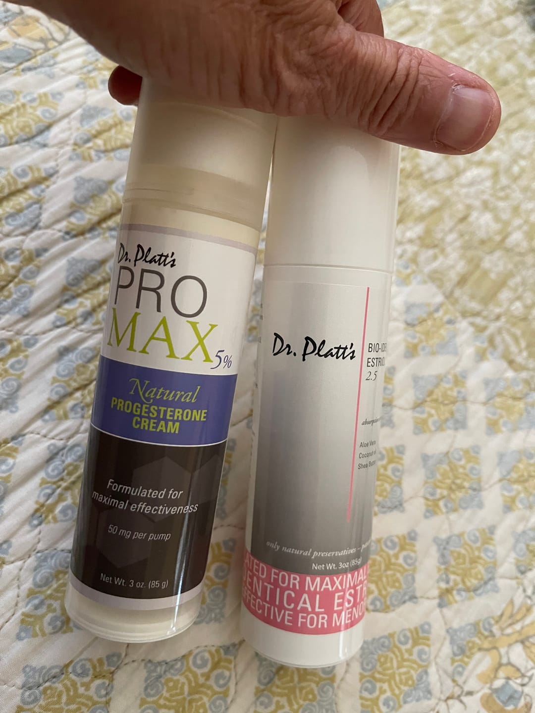 Customer photo review of Dr. Platt’s PRO MAX 5% Progesterone Cream (bio-identical)