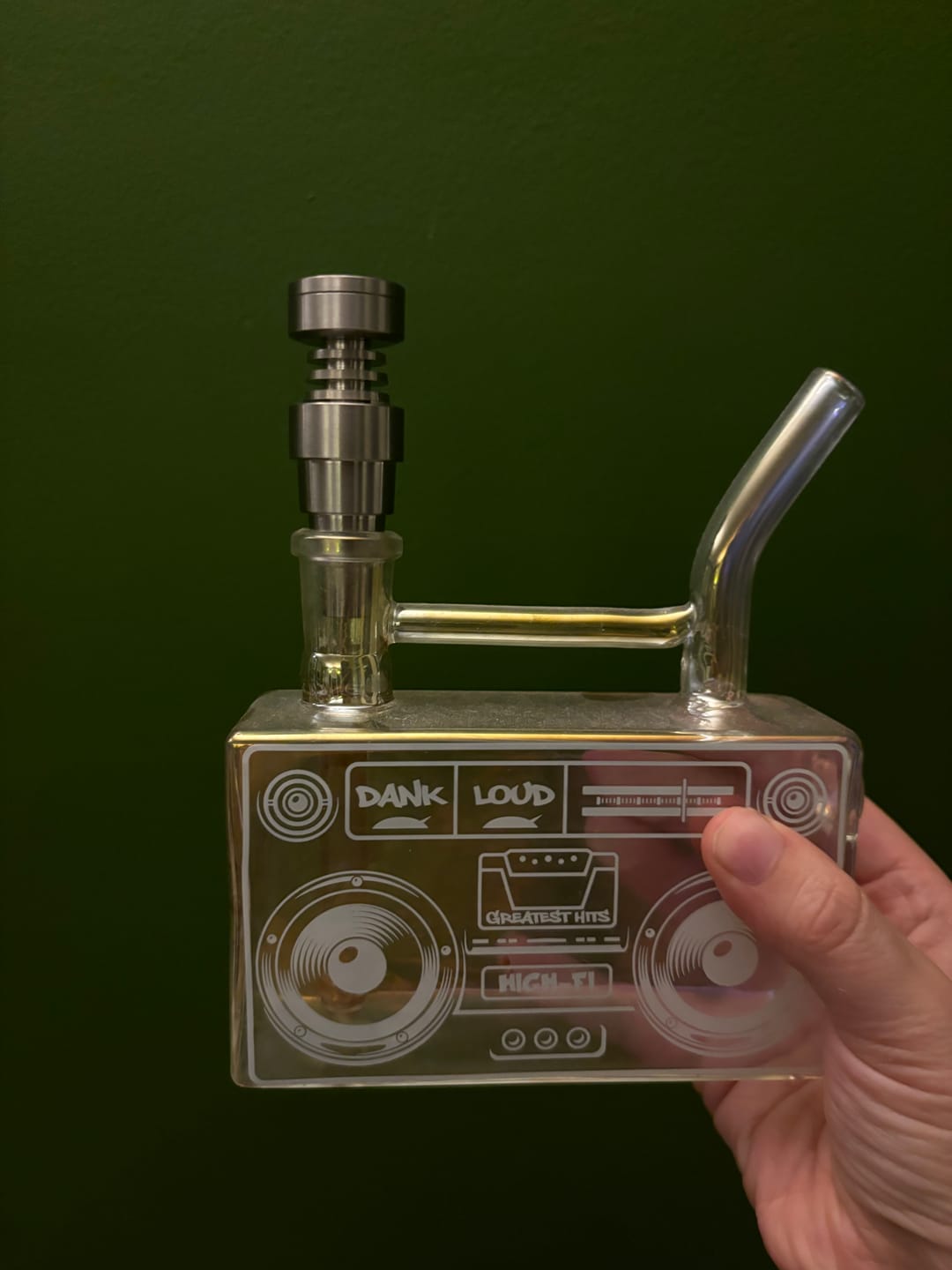Customer photo review of TITANIUM 6 IN 1 SKILLET DAB NAIL