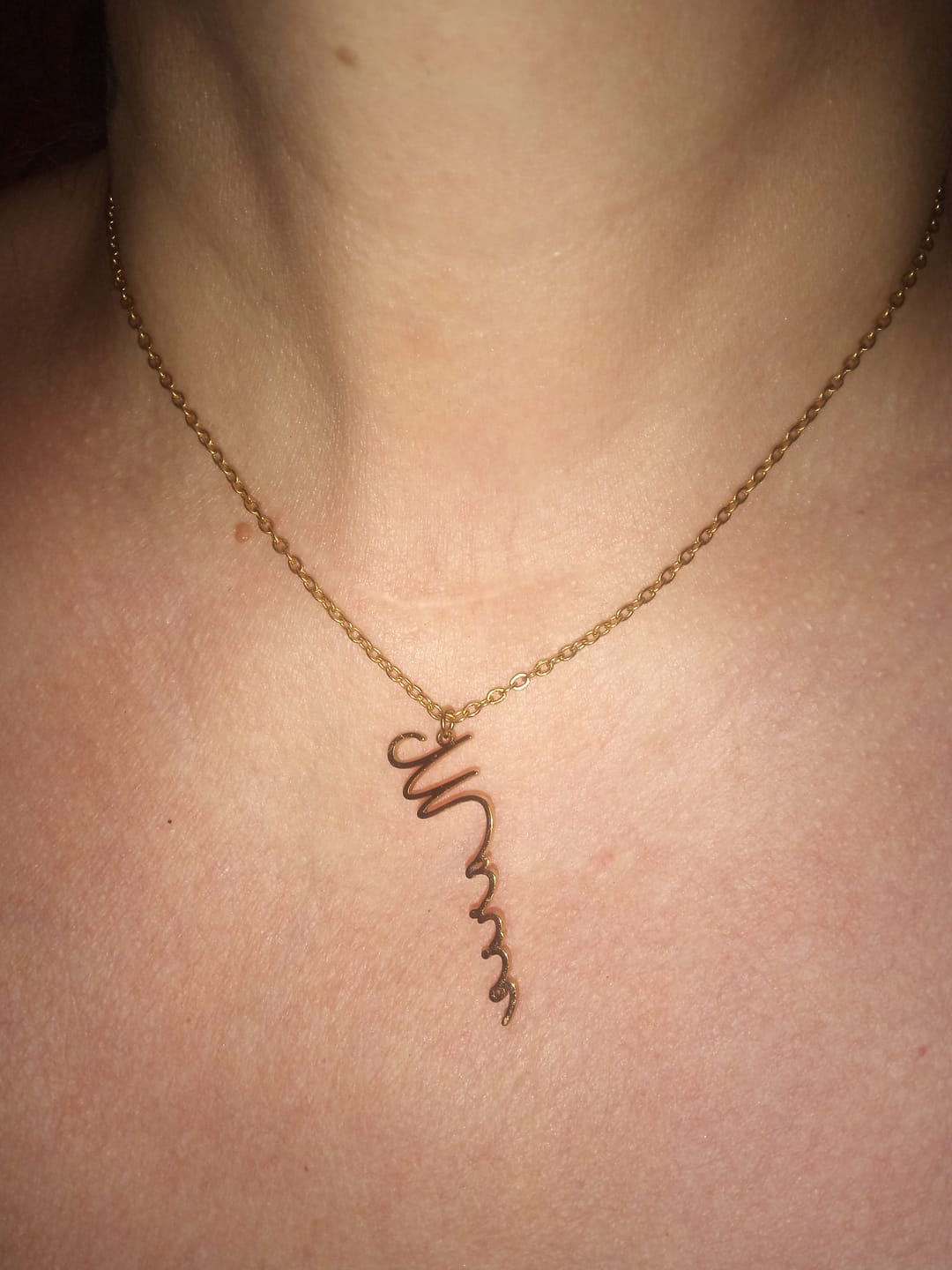 Customer photo review of Collier Signature Personnalisable