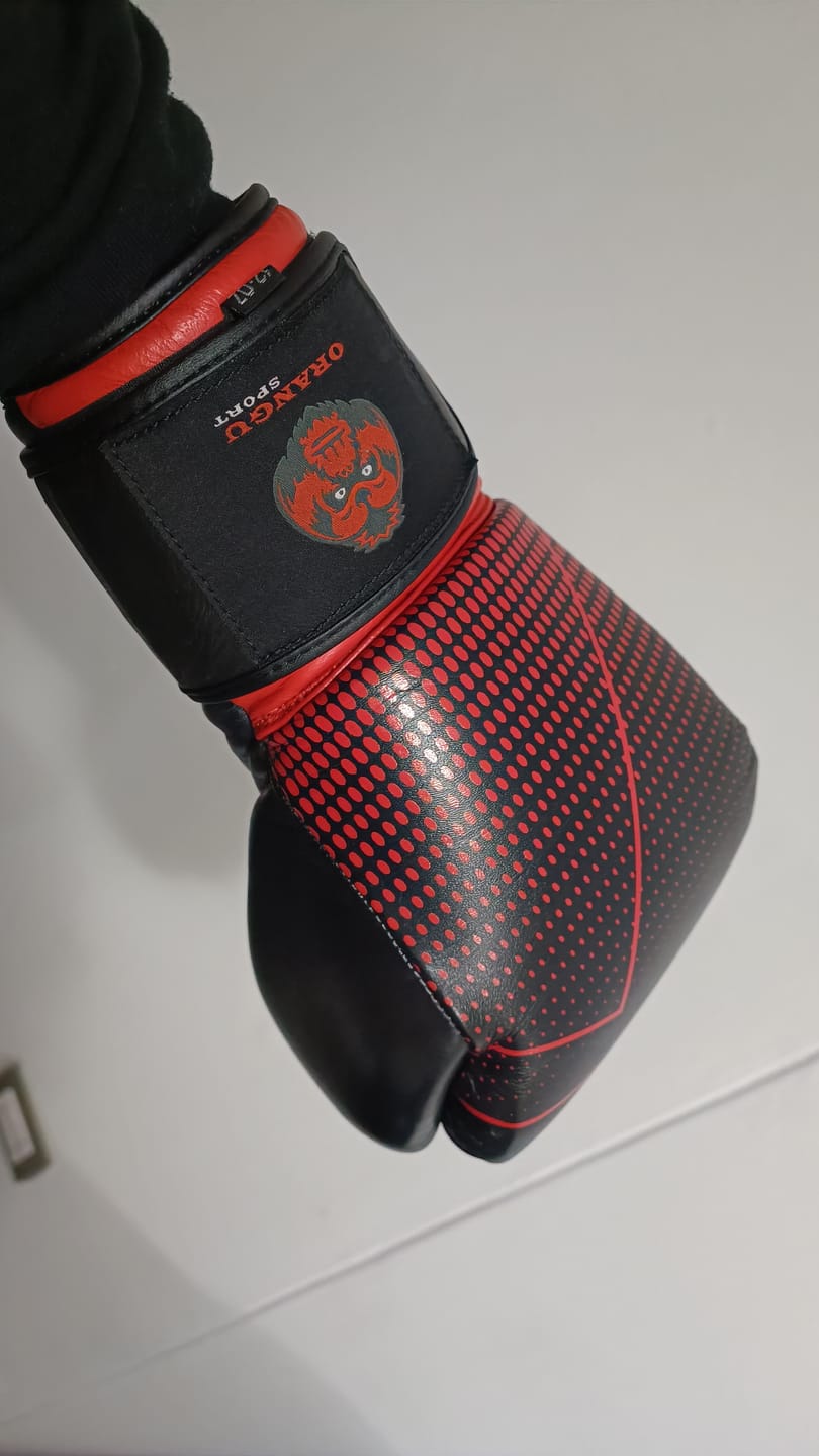 Customer photo review of GUANTES DE BOXEO ORANGU SPORT / BOXEO