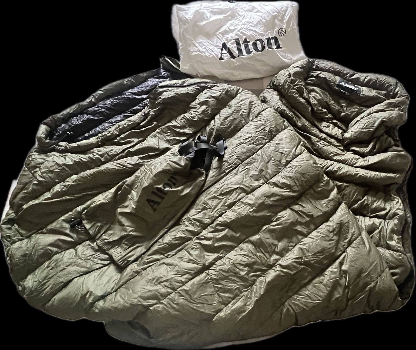 Customer photo review of Ultralight Summer Sleeping Bag