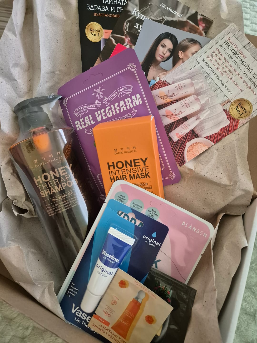 Customer photo review of Професионален шампоан Медена терапия Doori Honey Therapy