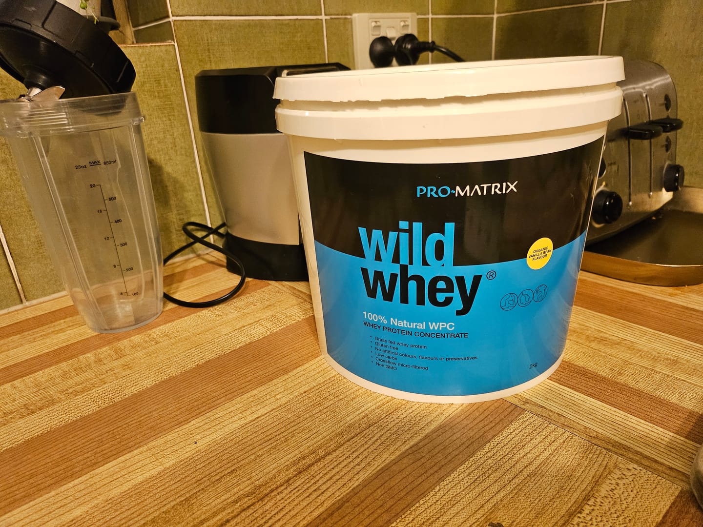 Customer photo review of 2kg VANILLA, Isolate WILD WHEY