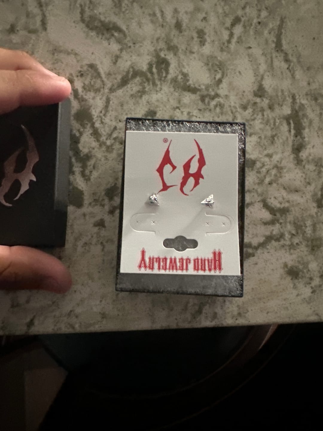 Customer photo review of ASTROLOGY STUD EARRING