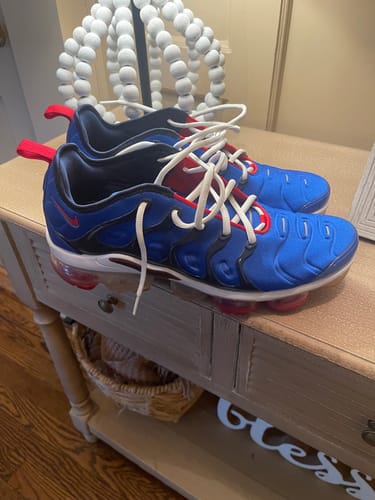 Customer photo review of Air VaporMax Plus 'Racer Blue'