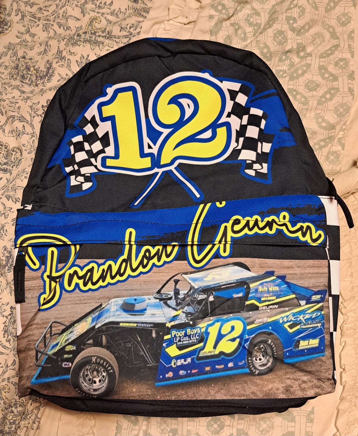Customer photo review of Custom Brandon Geurin Backpack V1
